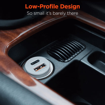 Hypergear Mini 20W USB-C PD + 18W USB Fast Car Charger